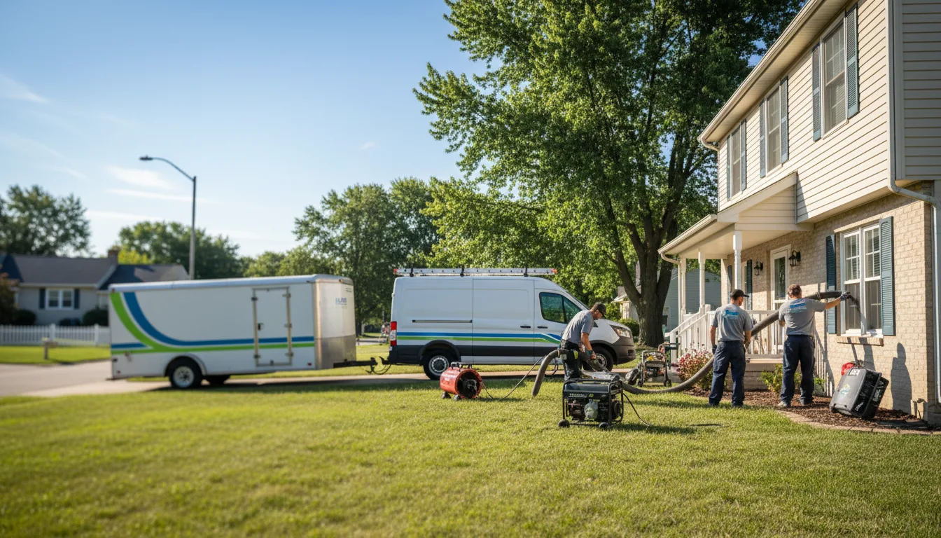 Flooded Basement Restoration And Cleanup With Repair in Sartell, MN near me